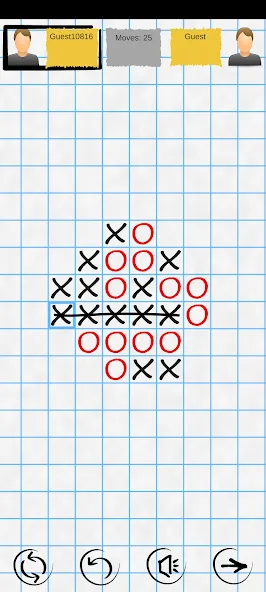 Взлом Tic Tac Toe Online: Mega XO  [МОД Много монет] — стабильная версия apk на Андроид screen 1