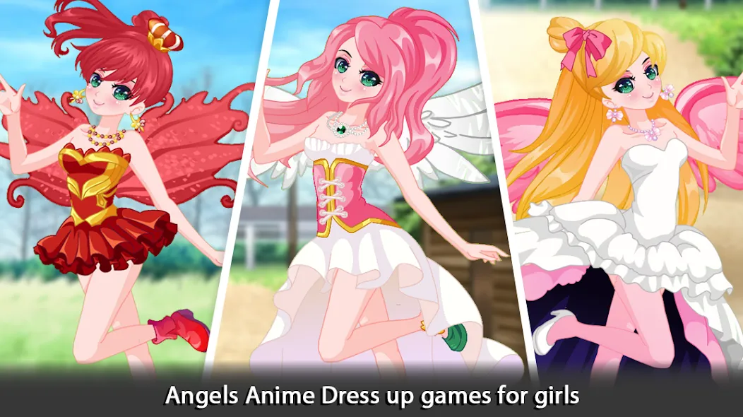 Скачать взлом Dress Up Angel Anime Girl Game  [МОД Unlimited Money] — последняя версия apk на Андроид screen 5