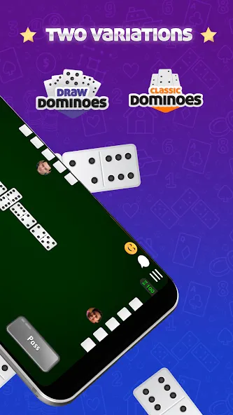 Скачать взломанную Dominoes Online — Classic Game (Домино Онлайн)  [МОД Unlocked] — стабильная версия apk на Андроид screen 3