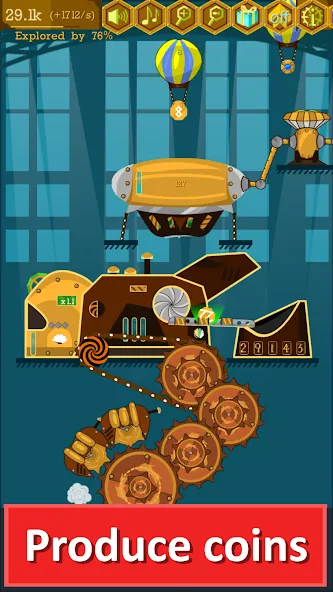 Взлом Steampunk Idle Gear Spinner (Стеампанк Идл Спиннер Фабрика)  [МОД Unlimited Money] — стабильная версия apk на Андроид screen 2