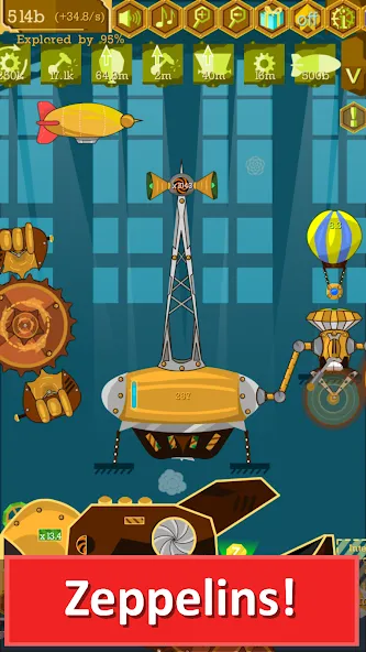 Взлом Steampunk Idle Gear Spinner (Стеампанк Идл Спиннер Фабрика)  [МОД Unlimited Money] — стабильная версия apk на Андроид screen 4