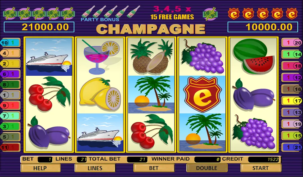 Взлом Champagne Slot (Шампанское Слот)  [МОД Много денег] — стабильная версия apk на Андроид screen 1