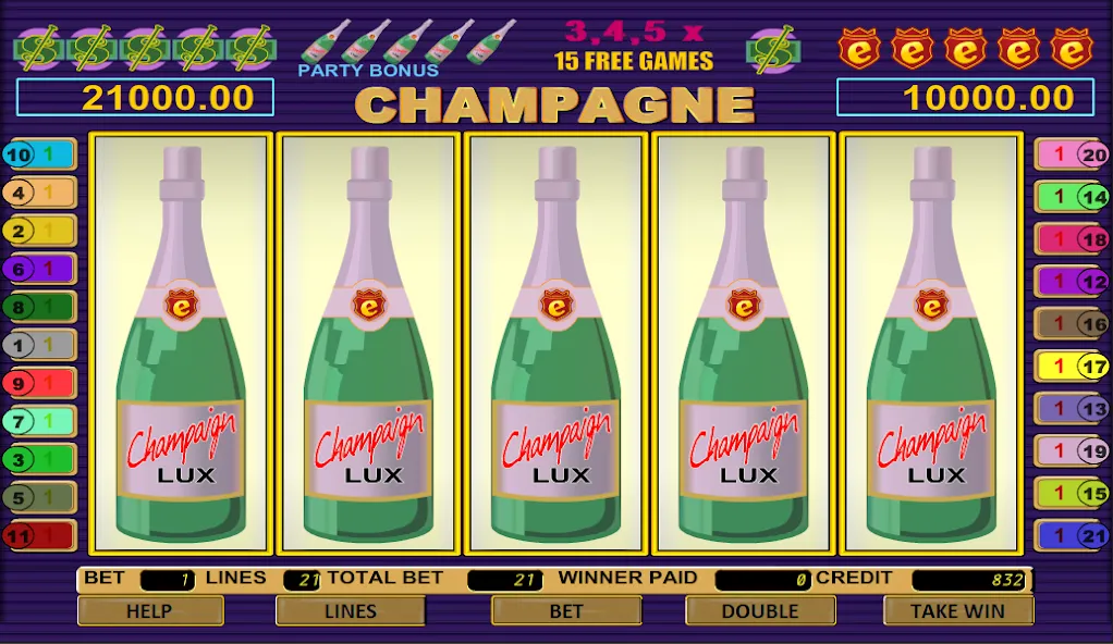 Взлом Champagne Slot (Шампанское Слот)  [МОД Много денег] — стабильная версия apk на Андроид screen 2