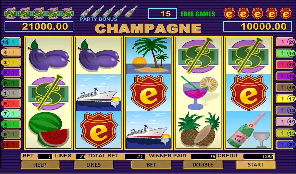 Взлом Champagne Slot (Шампанское Слот)  [МОД Много денег] — стабильная версия apk на Андроид screen 4