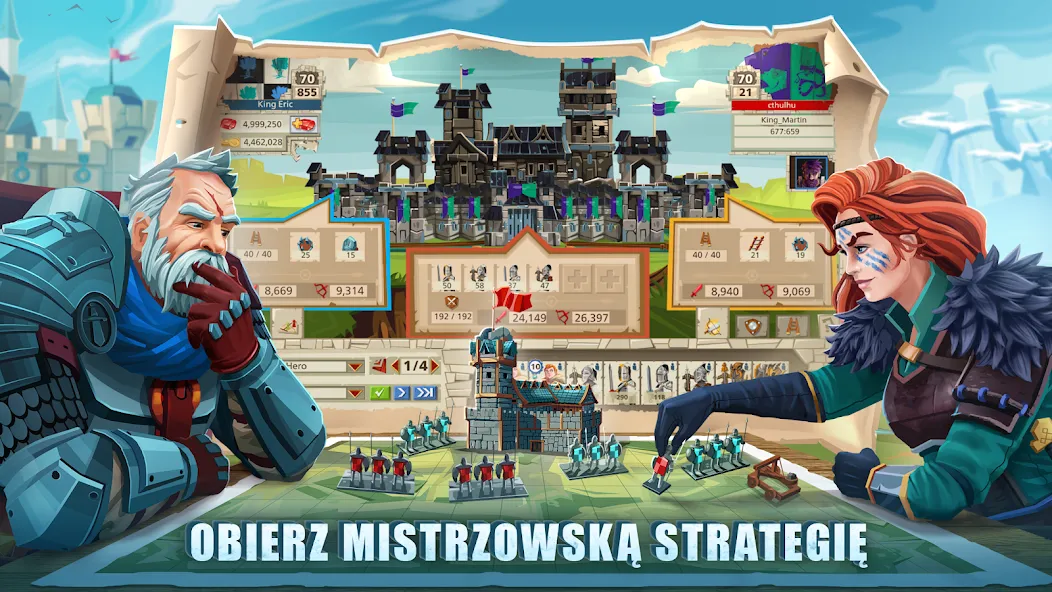 Взлом Empire: Four Kingdoms (PL) (Импайр)  [МОД Бесконечные монеты] — стабильная версия apk на Андроид screen 2