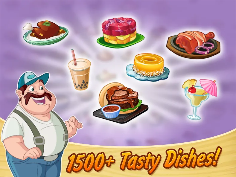 Взломанная Kitchen Scramble: Cooking Game (Китчен Скрэмбл)  [МОД Бесконечные монеты] — полная версия apk на Андроид screen 4