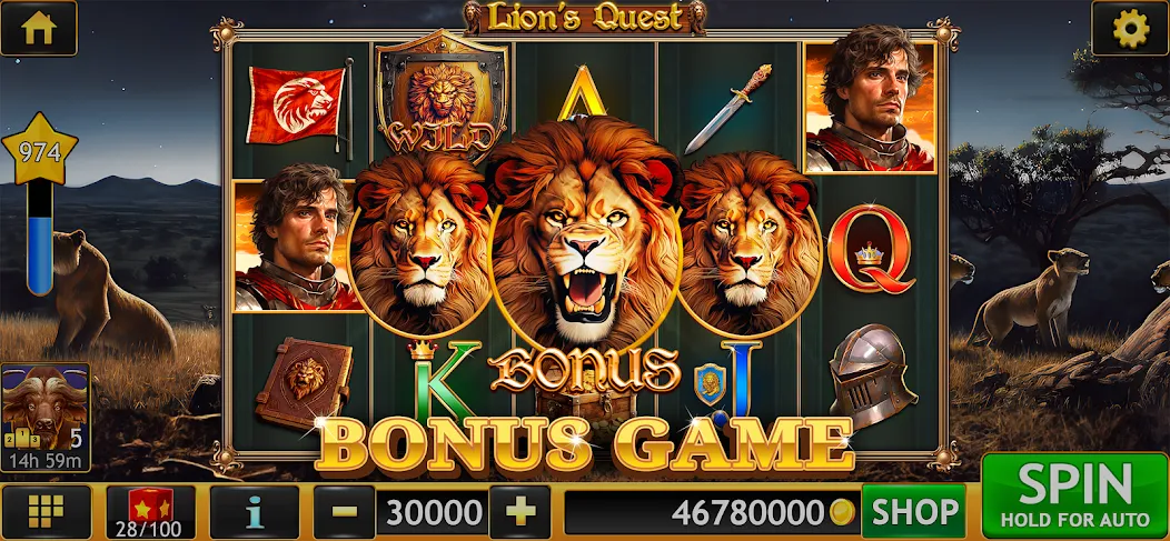 Скачать взломанную Slots of Luck: Vegas Casino (Слоты удачи)  [МОД Бесконечные деньги] — полная версия apk на Андроид screen 4