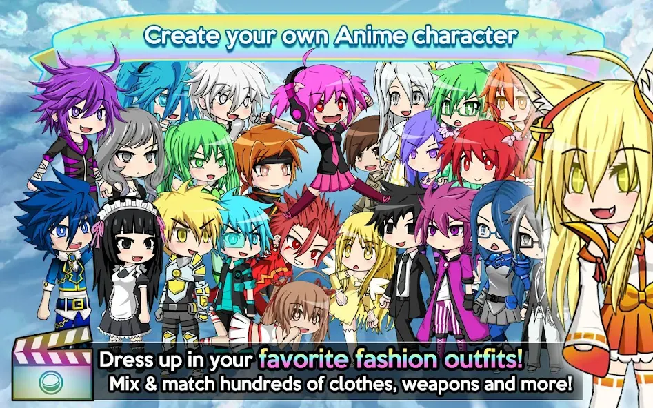 Скачать взлом Gacha Studio (Anime Dress Up) (Гача Студио)  [МОД Menu] — полная версия apk на Андроид screen 2