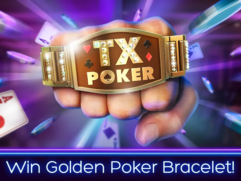 Скачать взлом TX Poker — Texas Holdem Poker  [МОД Mega Pack] — стабильная версия apk на Андроид screen 1