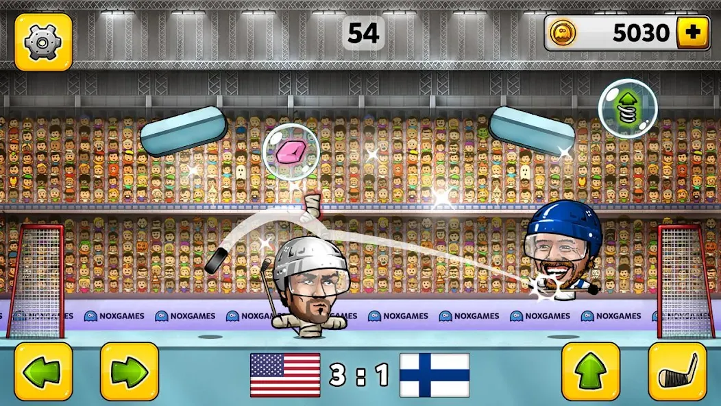 Скачать взломанную Puppet Hockey: Pond Head  [МОД Много денег] — полная версия apk на Андроид screen 2