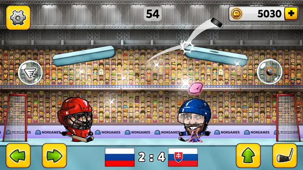 Скачать взломанную Puppet Hockey: Pond Head  [МОД Много денег] — полная версия apk на Андроид screen 3