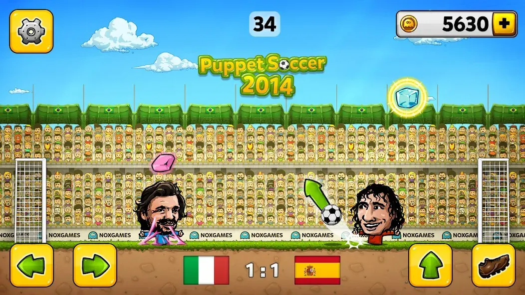 Взлом Puppet Soccer — Football  [МОД Бесконечные монеты] — последняя версия apk на Андроид screen 3