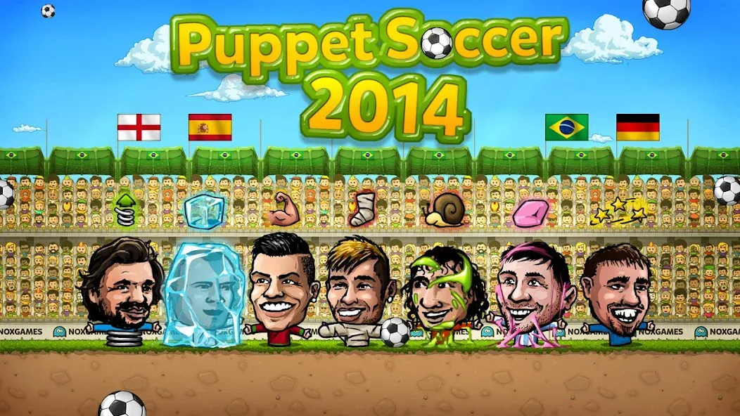 Взлом Puppet Soccer — Football  [МОД Бесконечные монеты] — последняя версия apk на Андроид screen 4