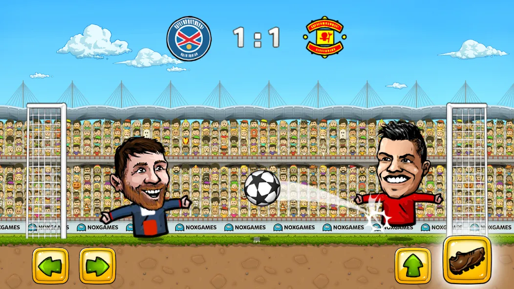 Взломанная Puppet Soccer: Champs League (Паппет Соккер)  [МОД Mega Pack] — стабильная версия apk на Андроид screen 2