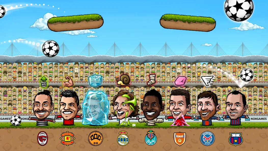 Взломанная Puppet Soccer: Champs League (Паппет Соккер)  [МОД Mega Pack] — стабильная версия apk на Андроид screen 3