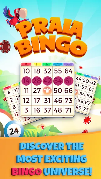 Взломанная Praia Bingo: Slot & Casino (Прэйя Бинго)  [МОД Меню] — полная версия apk на Андроид screen 1