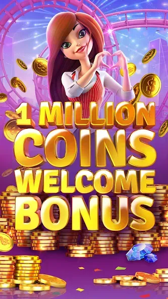 Скачать взлом Slotomania™ Slots Casino Games (Слотомания)  [МОД Много денег] — полная версия apk на Андроид screen 2