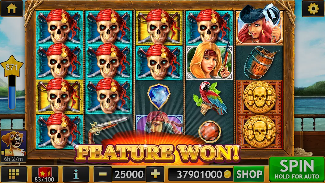 Взломанная Vegas Slots Galaxy (Вегас Слотс Гэлэкси)  [МОД Меню] — последняя версия apk на Андроид screen 5