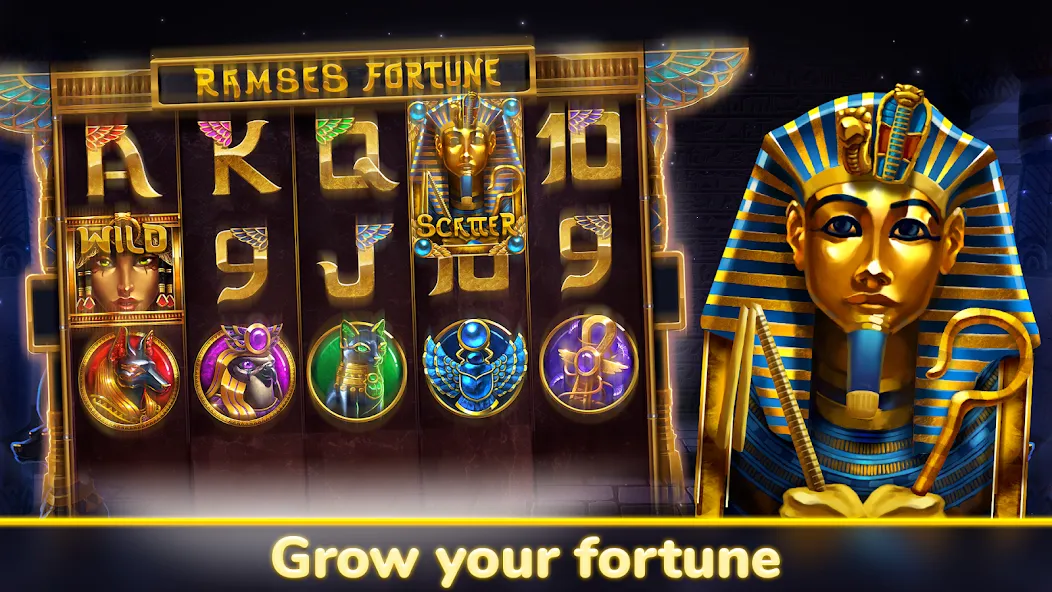 Скачать взломанную Akamon Slots — Casino Videoslo (Акамон Слотс)  [МОД Бесконечные деньги] — стабильная версия apk на Андроид screen 1