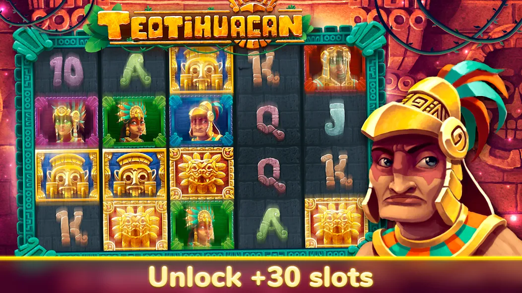 Скачать взломанную Akamon Slots — Casino Videoslo (Акамон Слотс)  [МОД Бесконечные деньги] — стабильная версия apk на Андроид screen 4