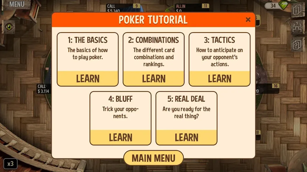 Скачать взлом Learn Poker — How to Play  [МОД Бесконечные монеты] — полная версия apk на Андроид screen 3