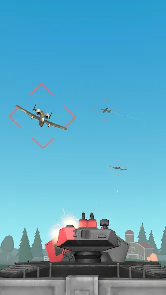 Взлом Air Defense: Airplane Shooting (Эйр Дефенс)  [МОД Unlimited Money] — полная версия apk на Андроид screen 1