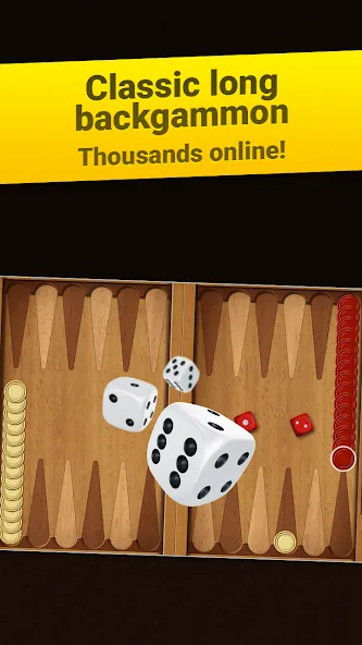 Скачать взломанную Backgammon Long Arena  [МОД Mega Pack] — полная версия apk на Андроид screen 1