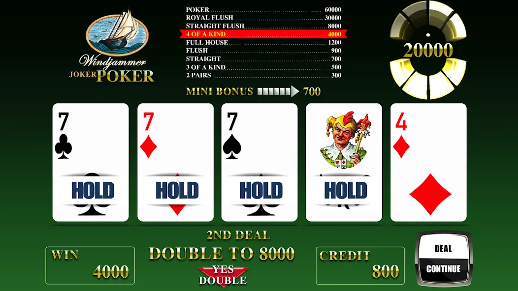 Скачать взлом Windjammer Poker (Уиндджаммер Покер)  [МОД Mega Pack] — полная версия apk на Андроид screen 3