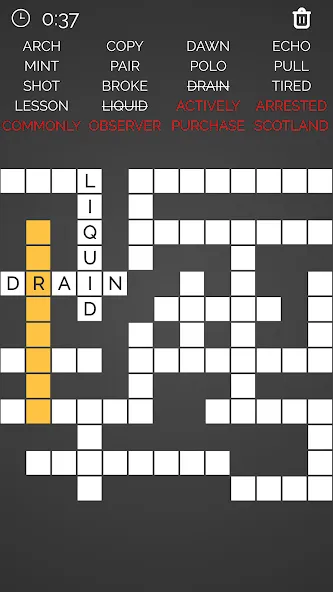 Взломанная Crossword : Word Fill  [МОД Бесконечные деньги] — последняя версия apk на Андроид screen 4