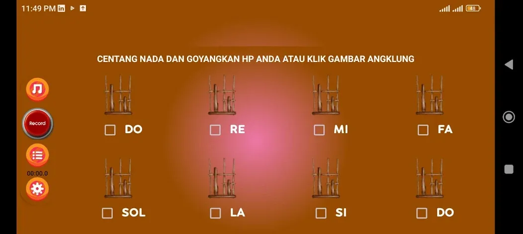 Скачать взломанную Angklung Instrument (Ангклунг инструмент)  [МОД Много денег] — последняя версия apk на Андроид screen 2