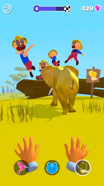 Скачать взломанную Animal Master: Hardcore Safari (Анимал Мастер)  [МОД Бесконечные деньги] — последняя версия apk на Андроид screen 2