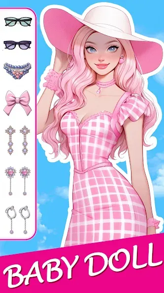 Скачать взломанную Doll Makeover: dress up games (Долл Мейковер)  [МОД Меню] — последняя версия apk на Андроид screen 2