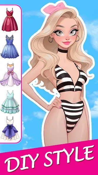 Скачать взломанную Doll Makeover: dress up games (Долл Мейковер)  [МОД Меню] — последняя версия apk на Андроид screen 3