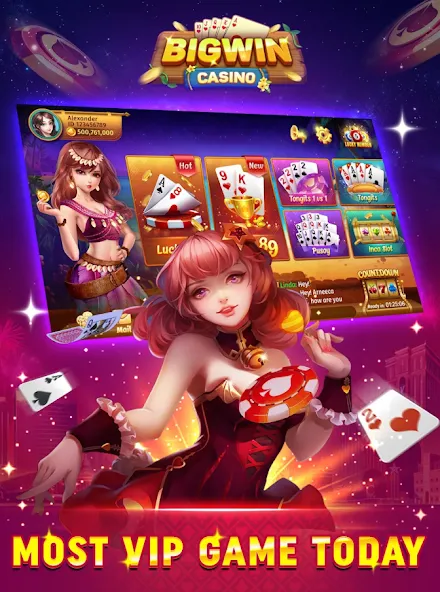 Скачать взломанную Bigwin — Slot Casino Online (Бигвин)  [МОД Много денег] — стабильная версия apk на Андроид screen 2