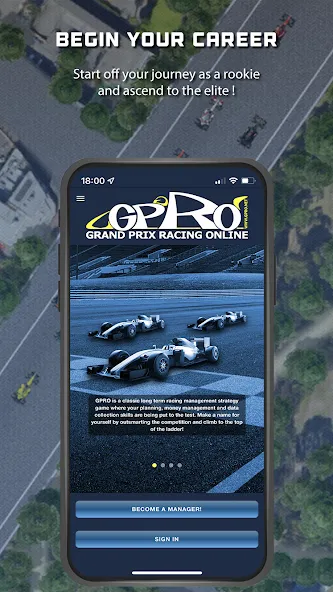 Взломанная GPRO — Classic racing manager (ГПРО)  [МОД Много монет] — последняя версия apk на Андроид screen 1