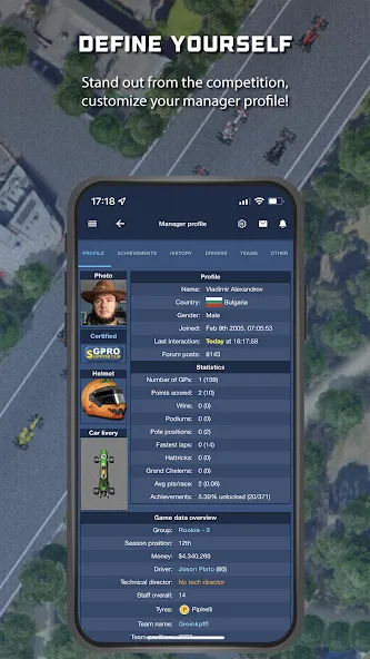 Взломанная GPRO — Classic racing manager (ГПРО)  [МОД Много монет] — последняя версия apk на Андроид screen 2
