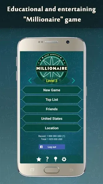 Скачать взлом Math Game 2023  [МОД Бесконечные монеты] — последняя версия apk на Андроид screen 1