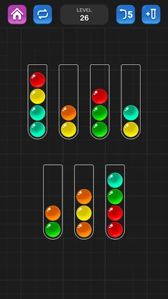 Скачать взломанную Ball Sort Puzzle — Color Game  [МОД Unlimited Money] — полная версия apk на Андроид screen 1