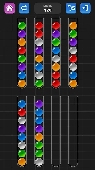 Скачать взломанную Ball Sort Puzzle — Color Game  [МОД Unlimited Money] — полная версия apk на Андроид screen 2