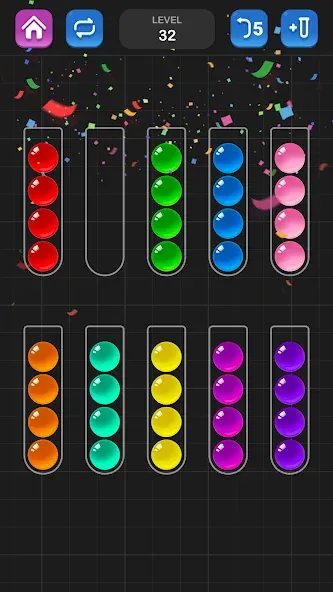 Скачать взломанную Ball Sort Puzzle — Color Game  [МОД Unlimited Money] — полная версия apk на Андроид screen 5