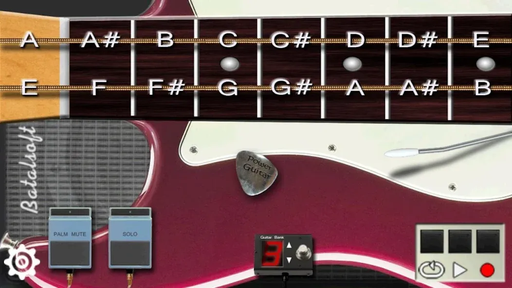 Скачать взлом Power guitar HD  [МОД Все открыто] — последняя версия apk на Андроид screen 1