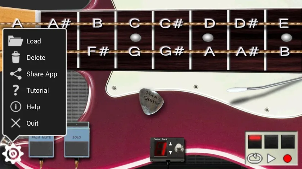 Скачать взлом Power guitar HD  [МОД Все открыто] — последняя версия apk на Андроид screen 3