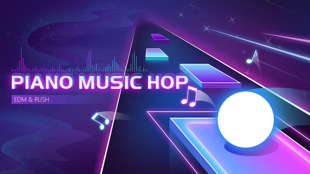 Скачать взлом Piano Music Hop: EDM Rush! (Пиано музыка хоп)  [МОД Mega Pack] — последняя версия apk на Андроид screen 1