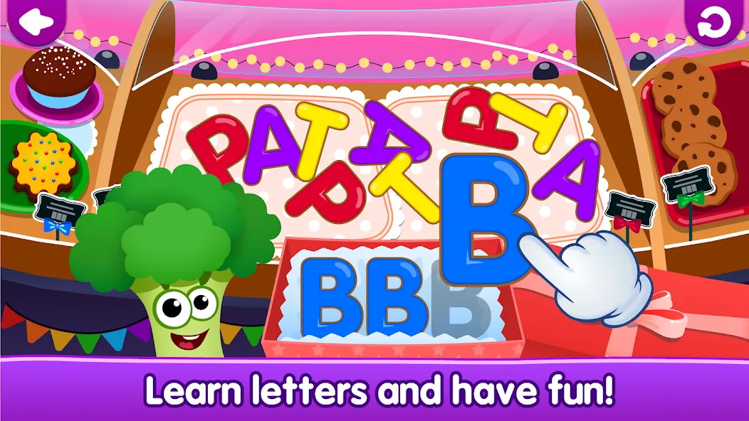 Скачать взломанную ABC kids! Alphabet learning!  [МОД Много монет] — стабильная версия apk на Андроид screen 2