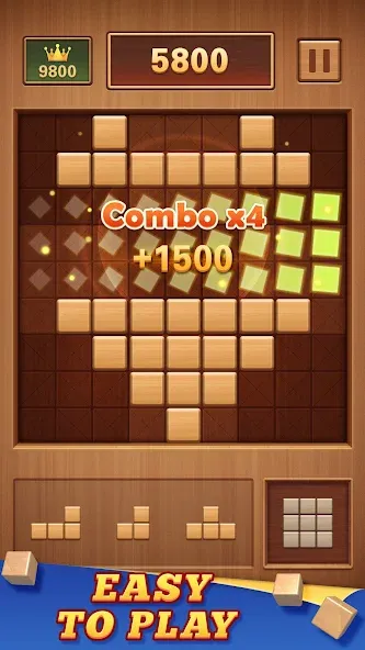 Взломанная Wood Block 99 — Sudoku Puzzle (Вуд Блок 99)  [МОД Много денег] — последняя версия apk на Андроид screen 3