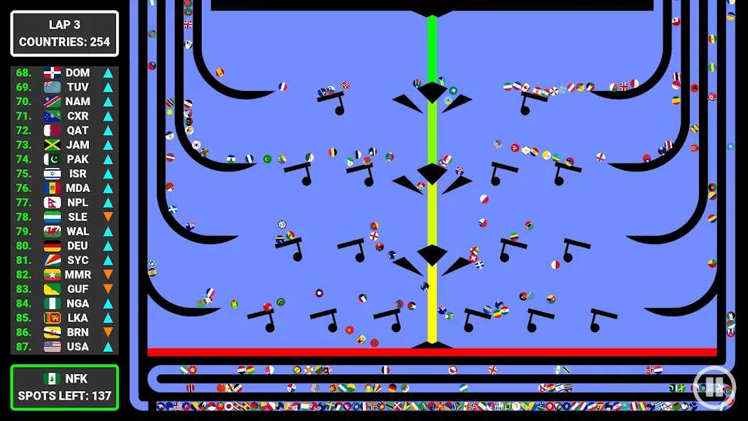 Скачать взломанную World Marble Race (Ворлд Марбл Рейс)  [МОД Много монет] — полная версия apk на Андроид screen 3