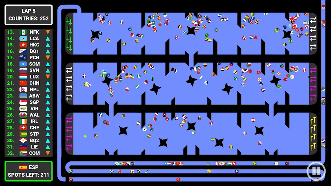 Скачать взломанную World Marble Race (Ворлд Марбл Рейс)  [МОД Много монет] — полная версия apk на Андроид screen 5