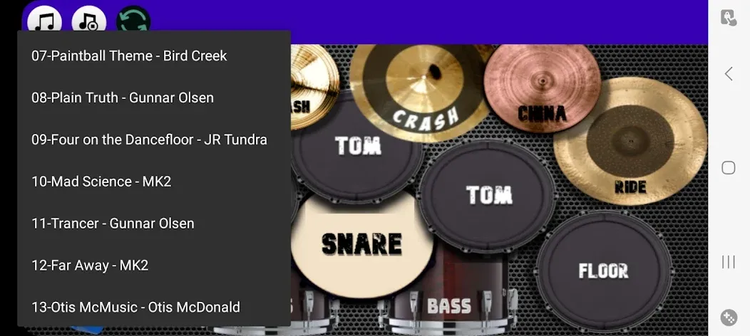 Скачать взлом Drum Studio: Bateria Virtual (Драм студио)  [МОД Unlimited Money] — стабильная версия apk на Андроид screen 2