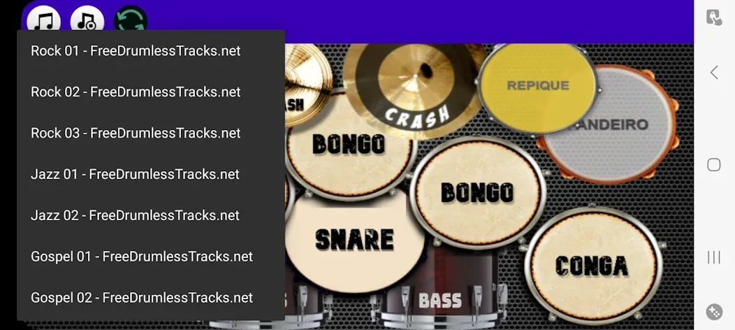 Скачать взлом Drum Studio: Bateria Virtual (Драм студио)  [МОД Unlimited Money] — стабильная версия apk на Андроид screen 4