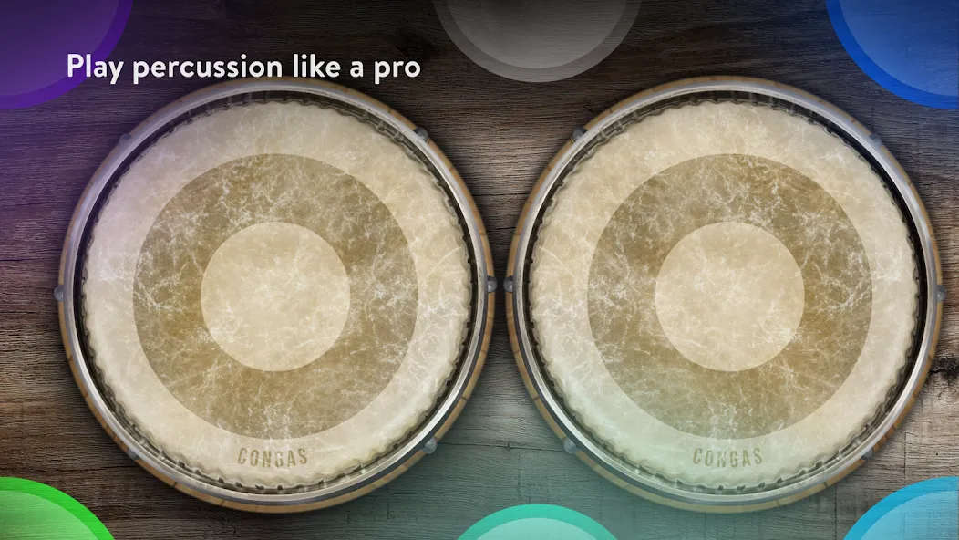 Скачать взлом Congas & Bongos: percussion  [МОД Все открыто] — последняя версия apk на Андроид screen 1